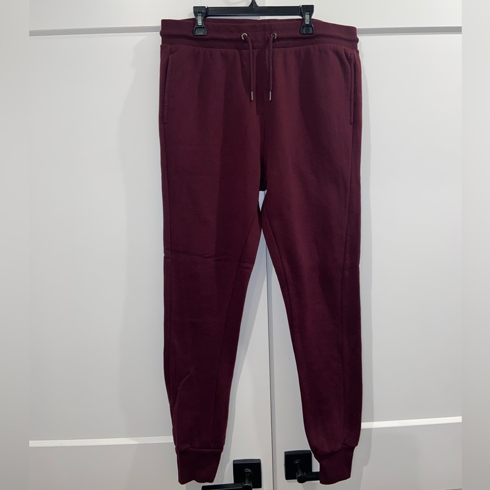 Men’s Red Jogger Sweatpants from Primark Size Large